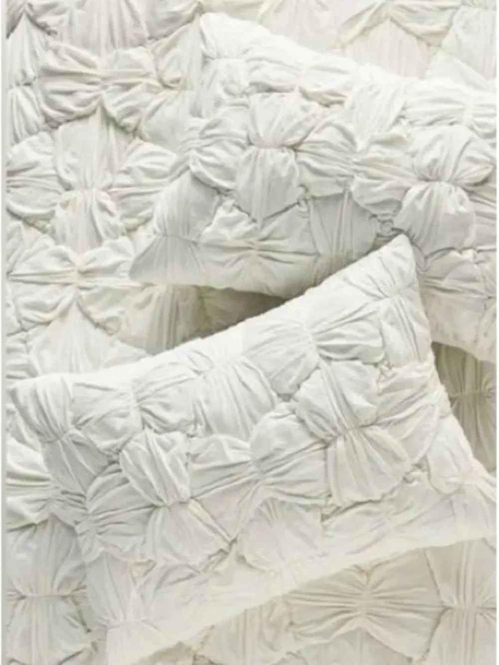New Amthropologie Constance Cotton Jersey Cloud Shams, Set of 2 King Size